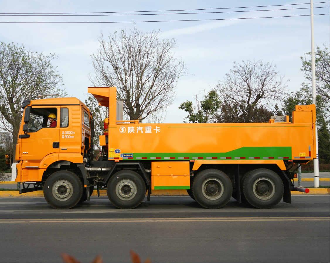 陜西新型智能鐵蓋式渣土車(chē)